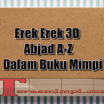 Erek Erek 3D Abjad A-Z Dalam Buku Mimpi